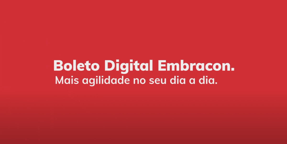 Boleto digital Embracon