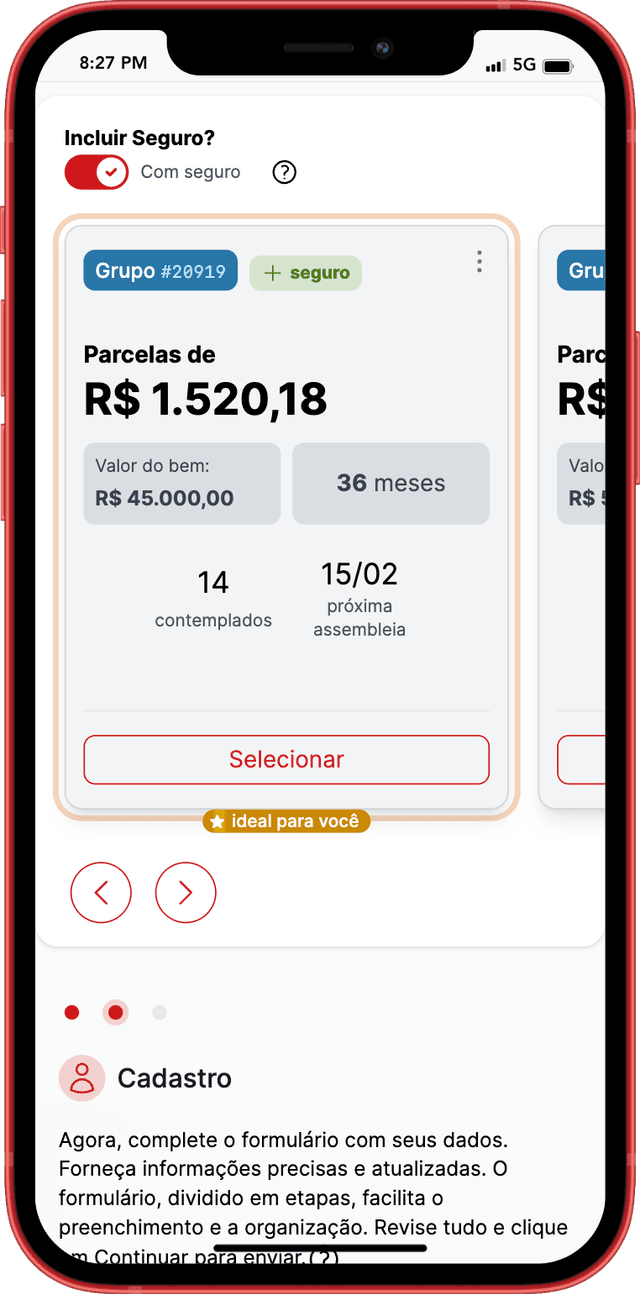 Compra de Consórcio Online Embracon