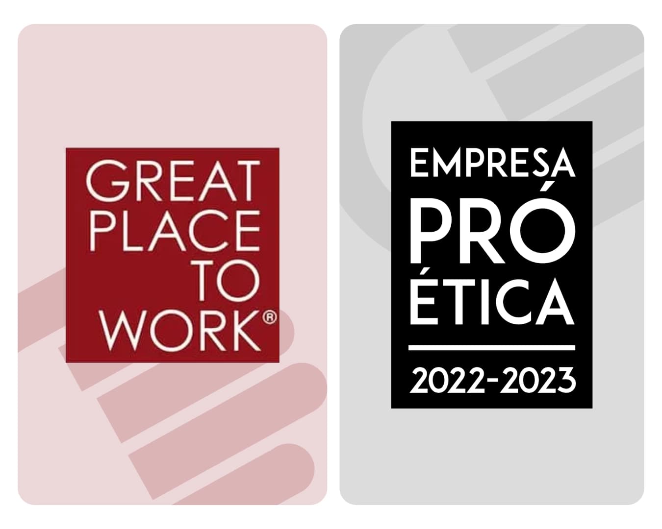 Marcas Great Place To Work e Empresa Pró Ética 2022-2023