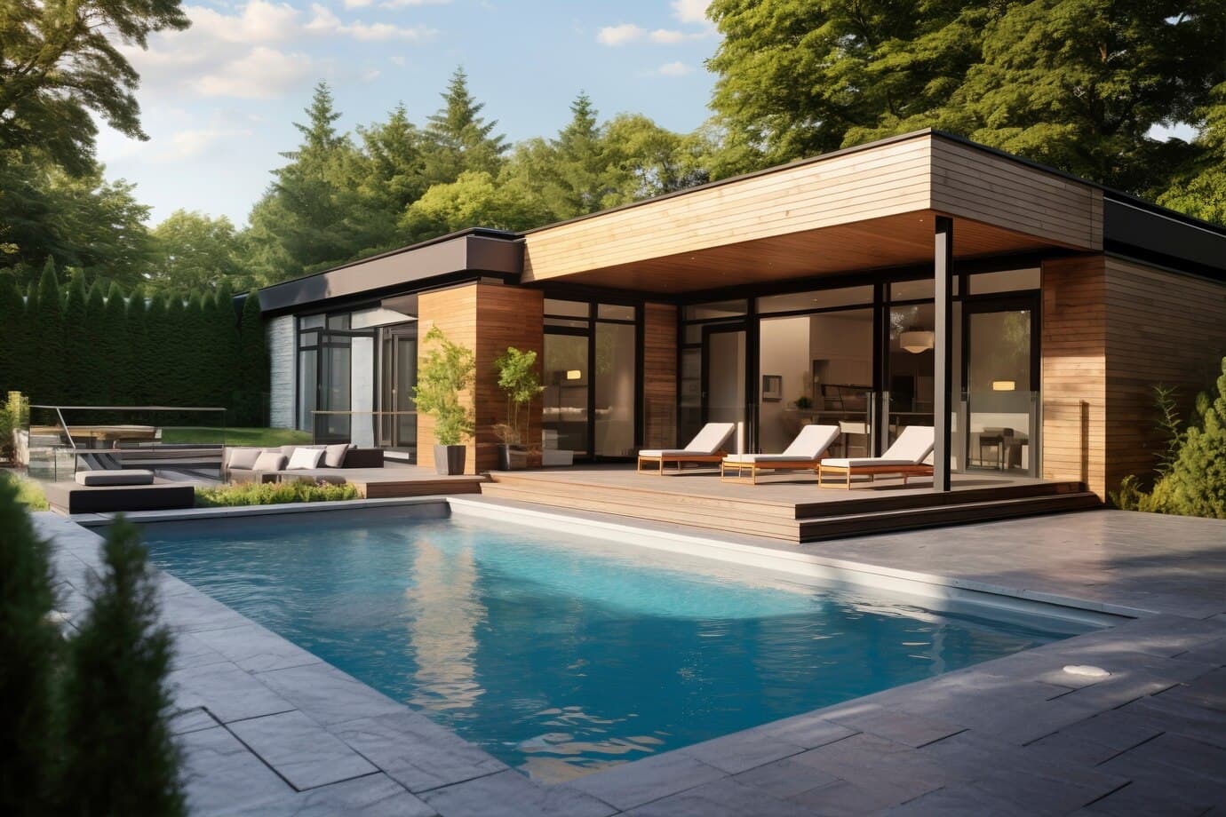 Construa sua edícula com piscina com o consórcio